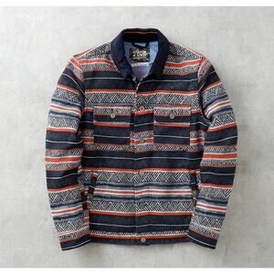 Scotch & Soda Western Jacquard Bomber Shirt Jacket – Size XL